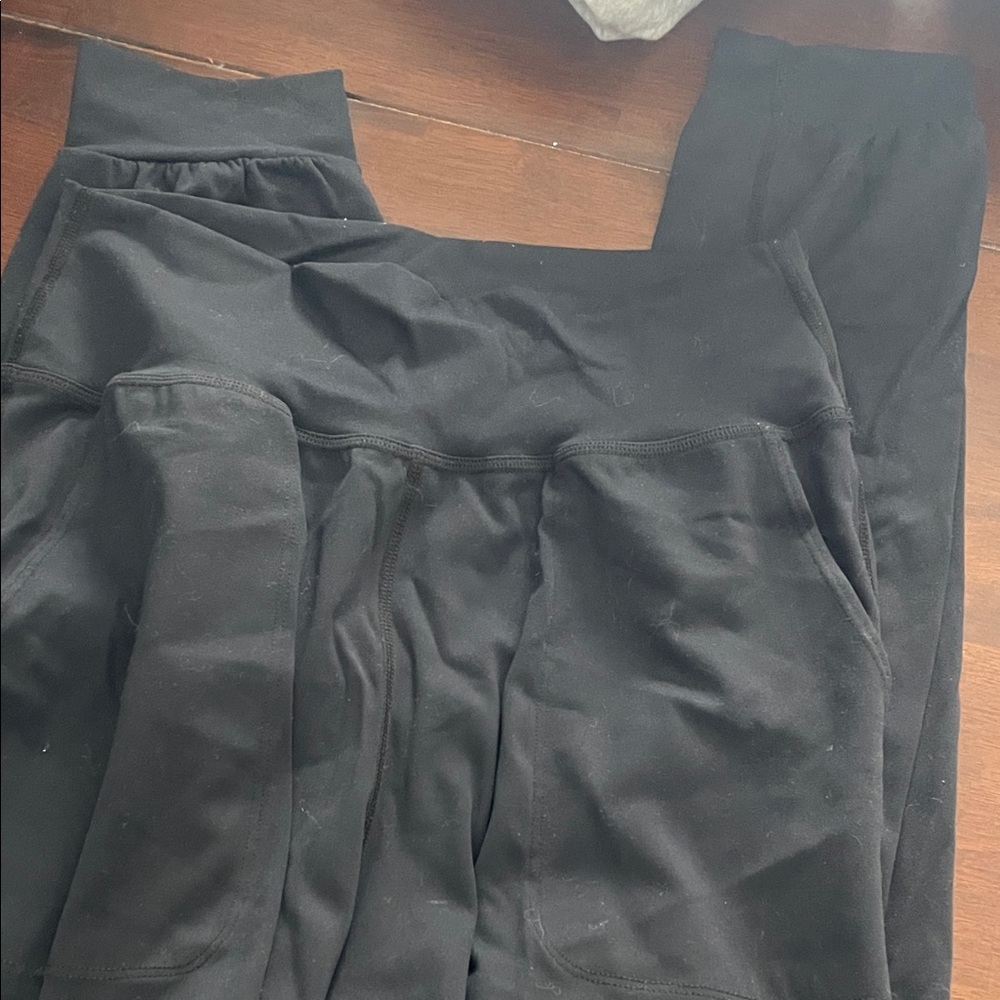 Black legging joggers with Pockets
